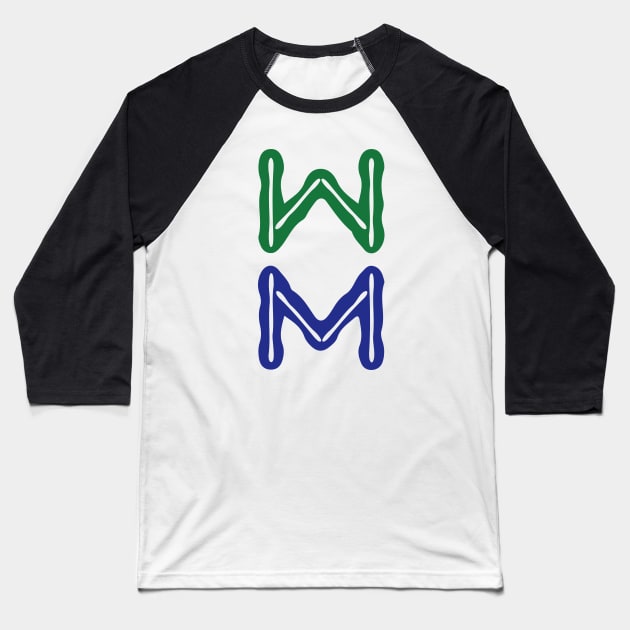 Eight Bamboo Stick String Ba Tiao 索 Tile. It's Mahjong Time! Baseball T-Shirt by Teeworthy Designs